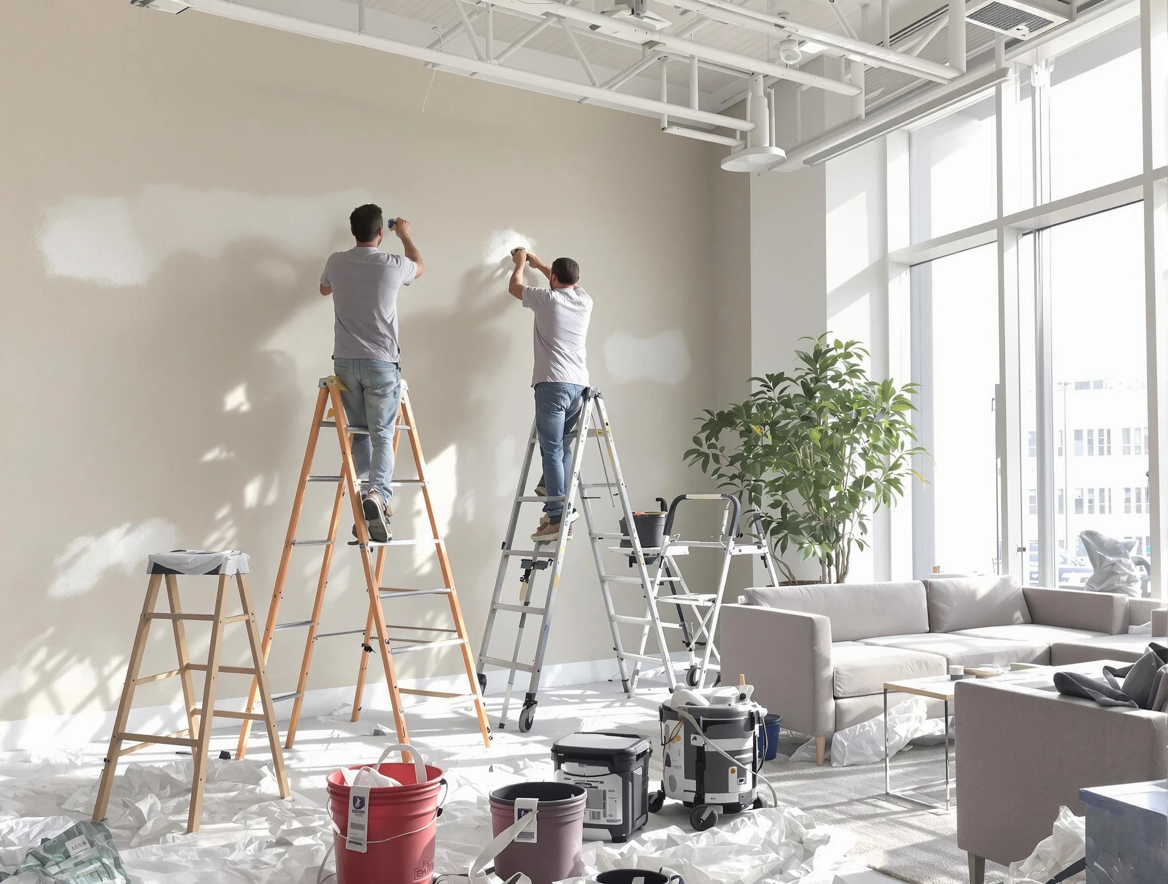 Rocky River House Painters delivering commercial painting services in Rocky River, OH